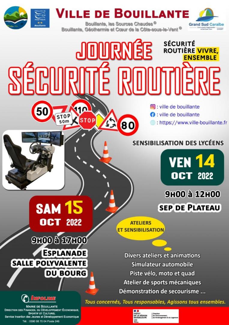 participez à la journée sécurité routière dédiée aux secours, à l'assurance et à la lutte contre les stupéfiants pour mieux prévenir les accidents et protéger tous les usagers de la route.
